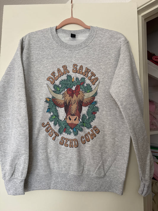SEND COWS SMALL SWEATSHIRT