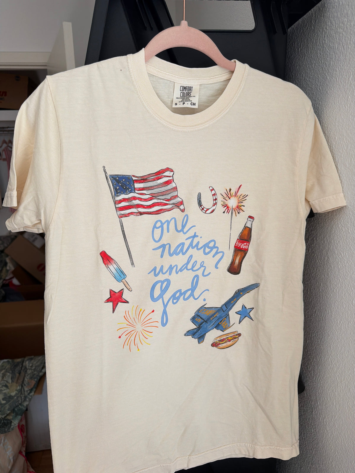 ONE NATION TEE SIZE__ SMALL