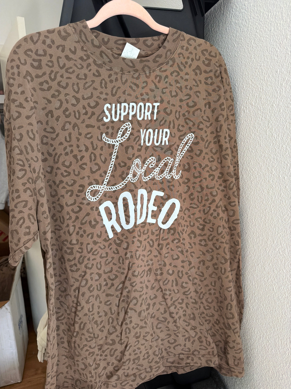LEOPARD RODEO TEE size_ XL