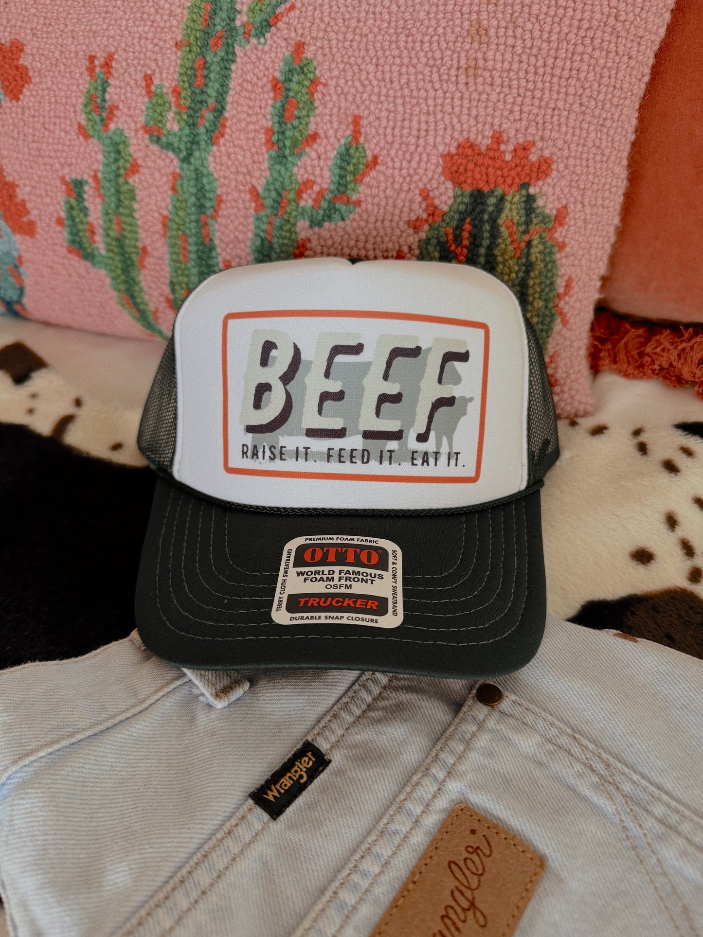 RAISE IT. FEED IT. EAT IT. TRUCKER