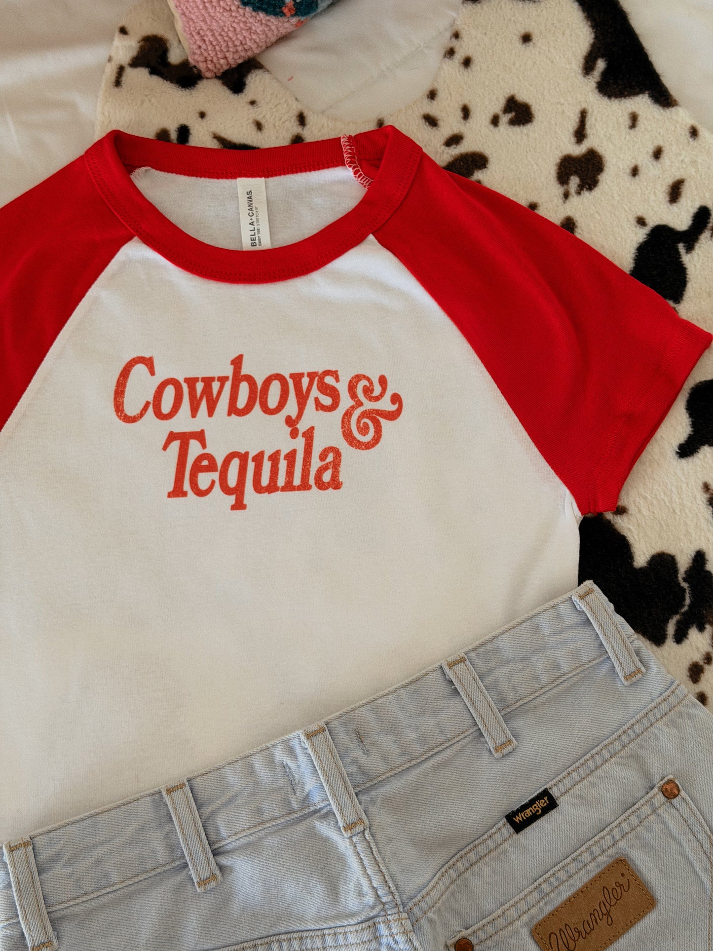 COWBOYS & TEQUILA BABY TEE