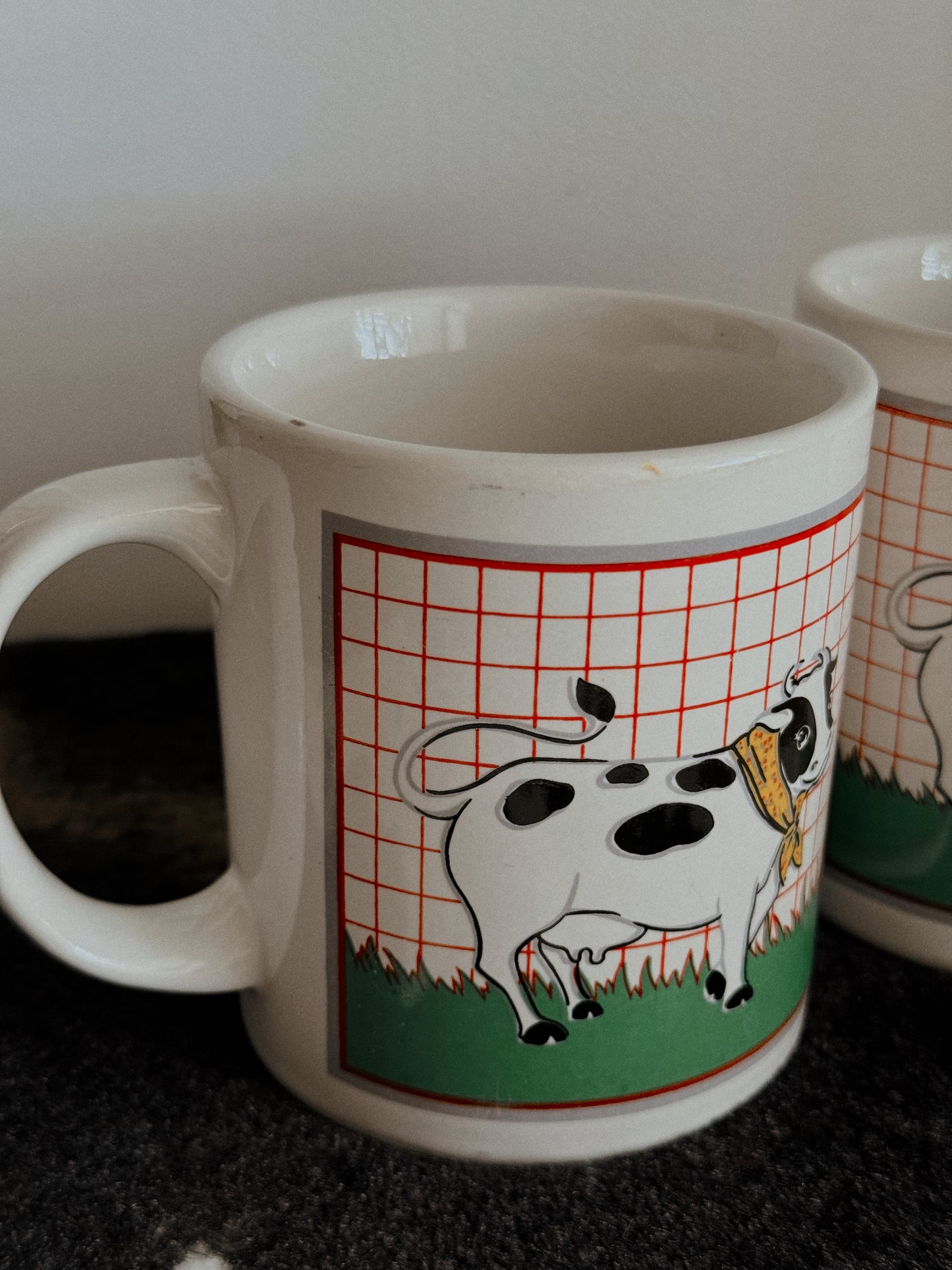 TWO COW MUGS