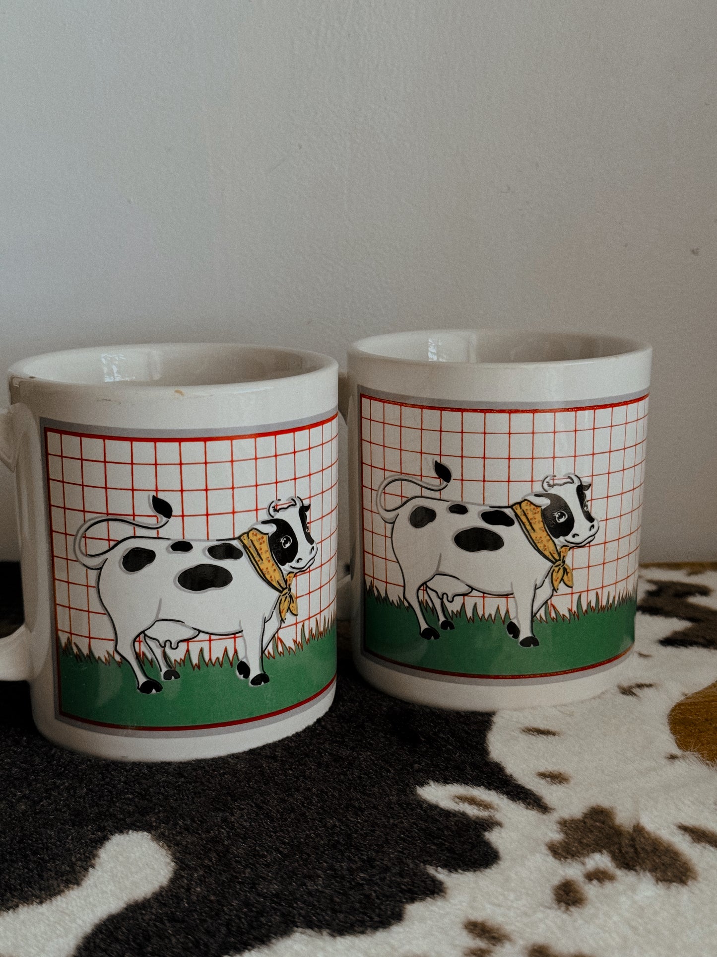 TWO COW MUGS