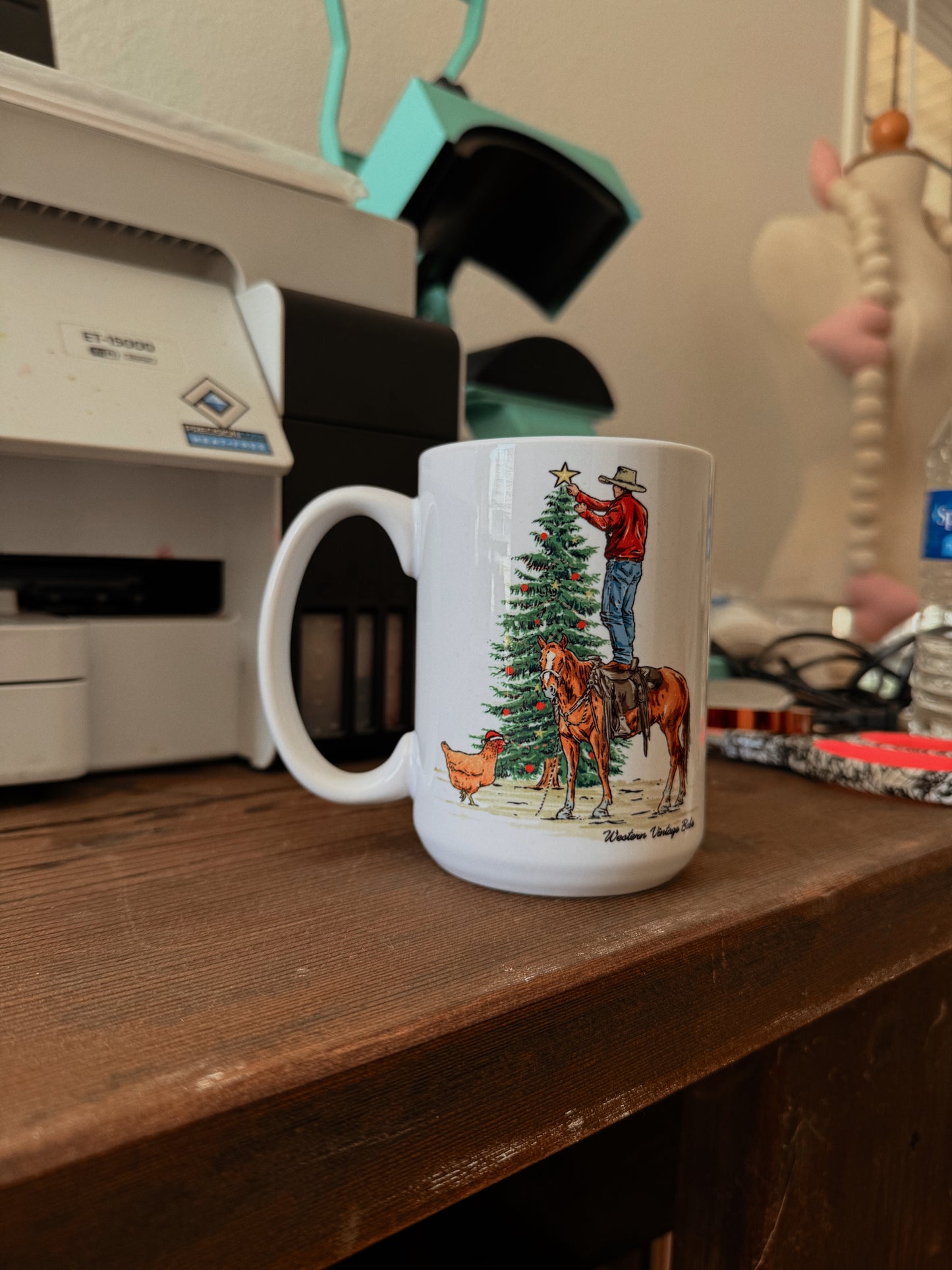 COWBOY DECORATING MUG