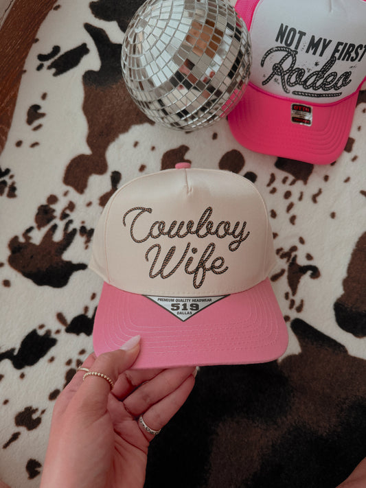 COWBOY WIFE PRO STYLE CAP