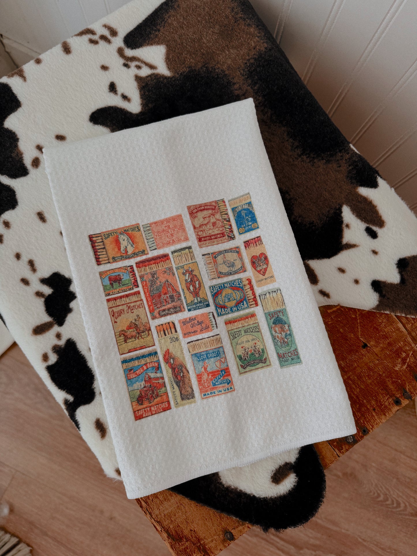 MATCHBOX TEA TOWEL