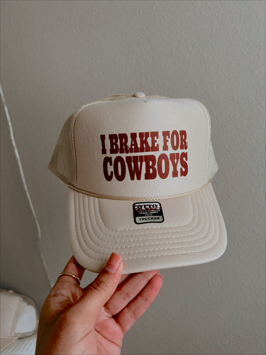 BRAKE FOR COWBOYS TRUCKER