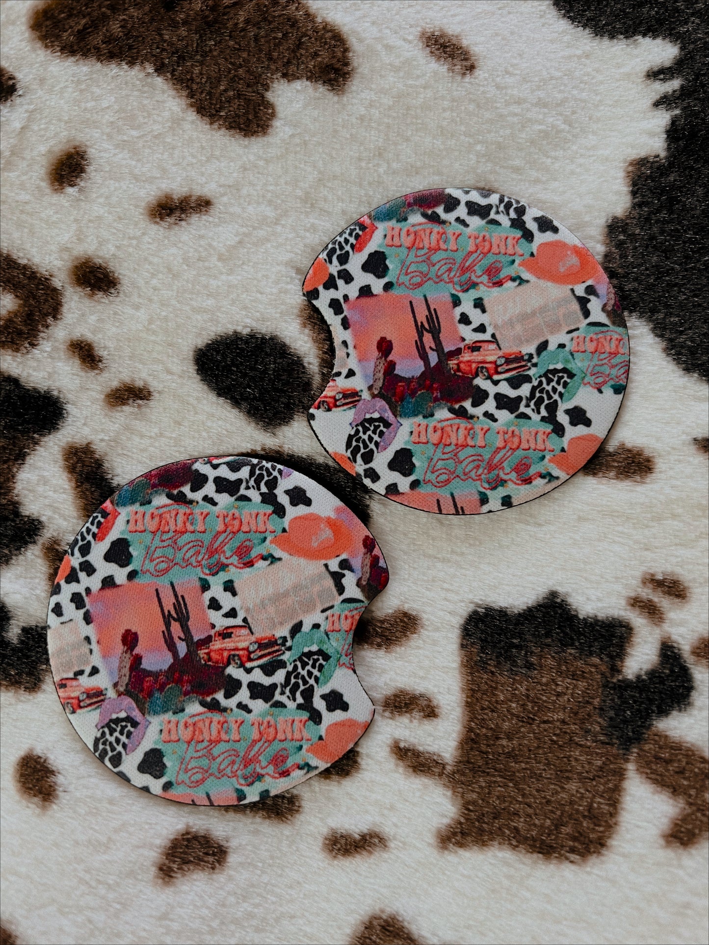 HONKY TONK CAR COASTERS