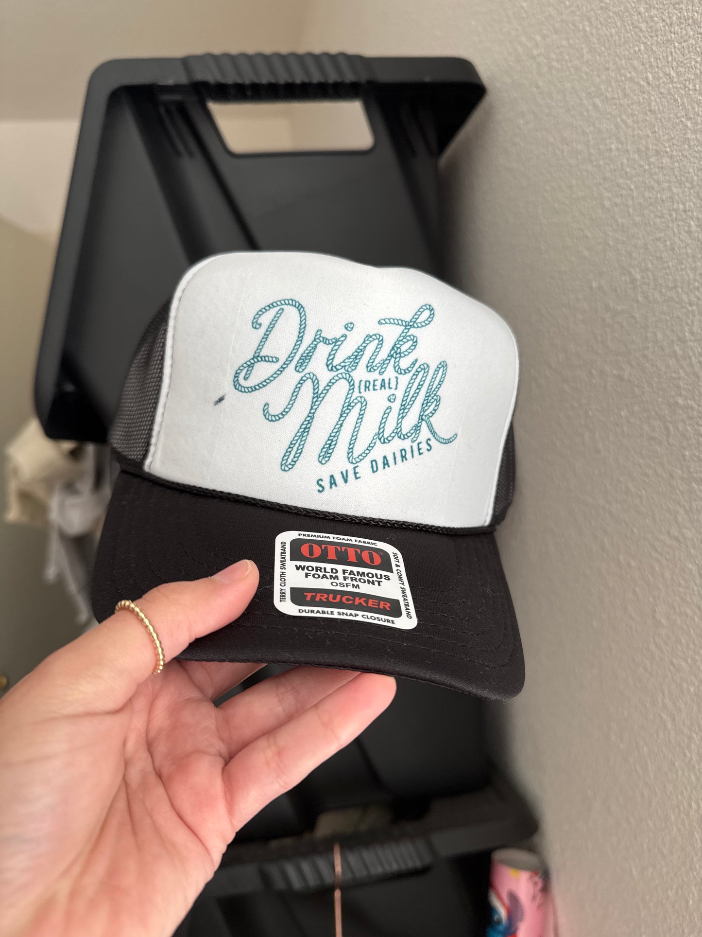 DRINK MILK HAT
