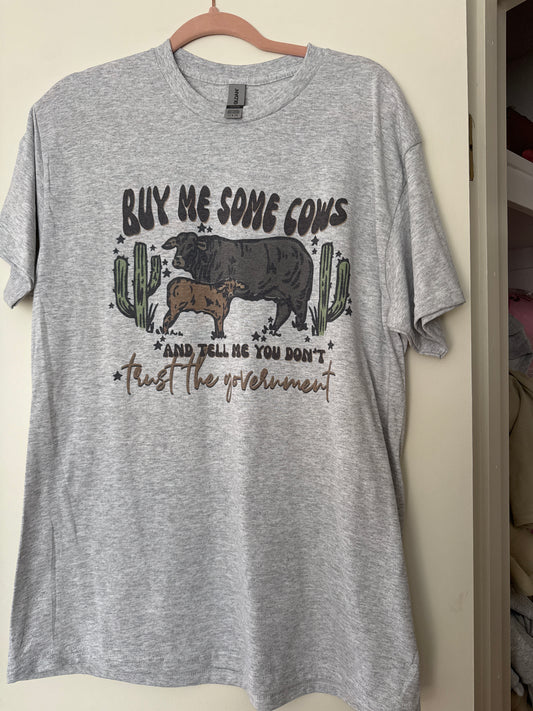 LARGE COW T-SHIRT