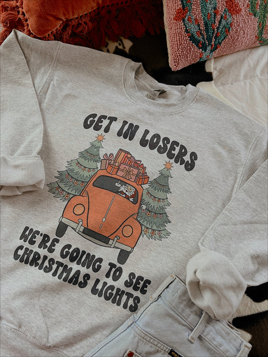 GET IN LOSER CHRISTMAS LIGHTS