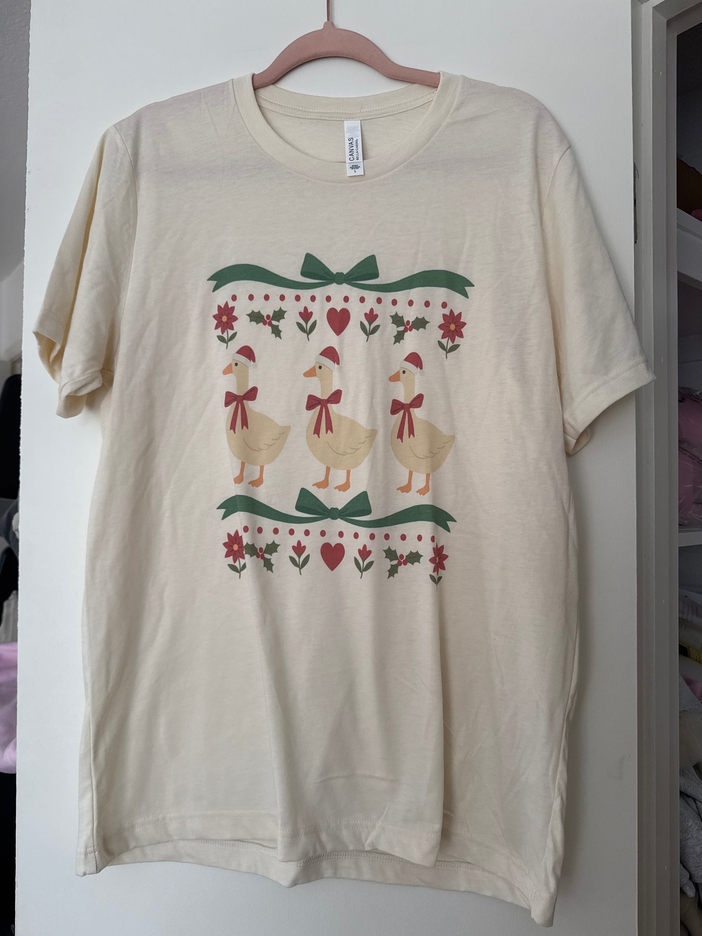 XMAS GOOSE TEE LARGE
