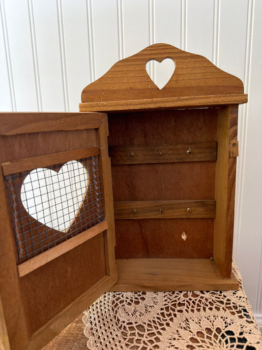 COTTAGE CORE WALL JEWELRY BOX