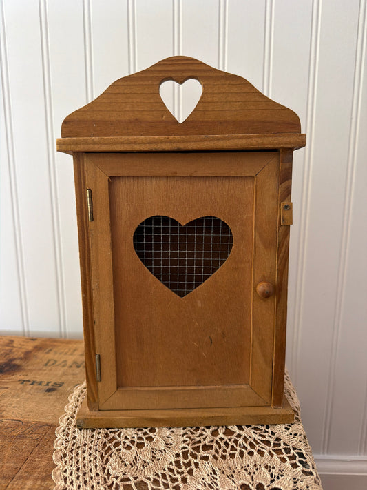 COTTAGE CORE WALL JEWELRY BOX