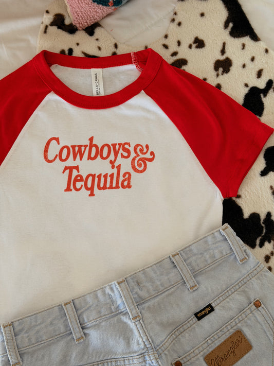COWBOYS & TEQUILA BABY TEE