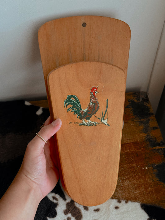 VINTAGE CHICKEN KNIFE HOLDER