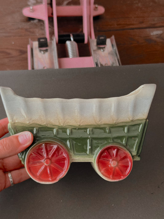 VINTAGE WAGON PLANTER