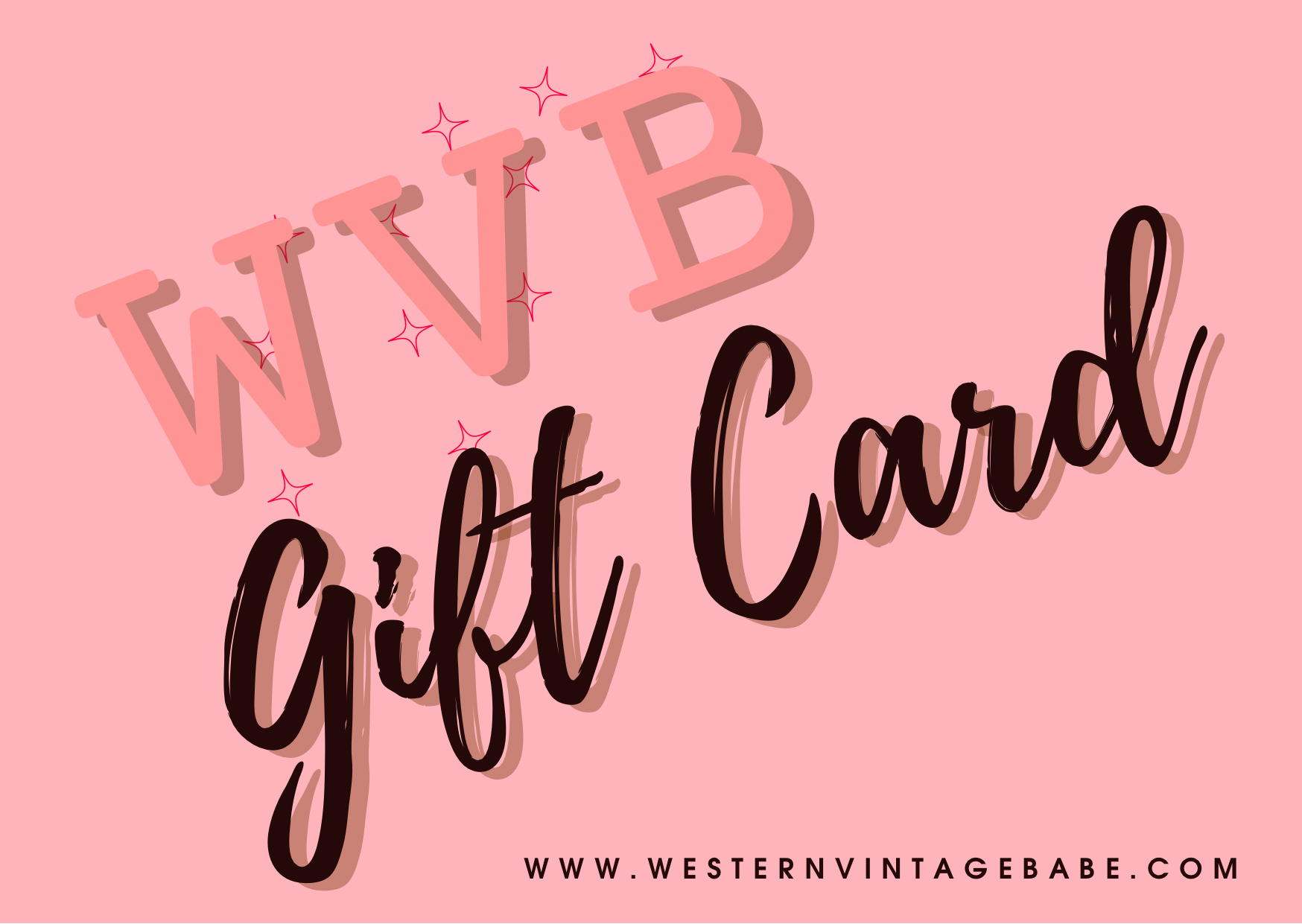 WVB GIFT CARD Western Vintage Babe wvb-gift-card-western-vintage-babe