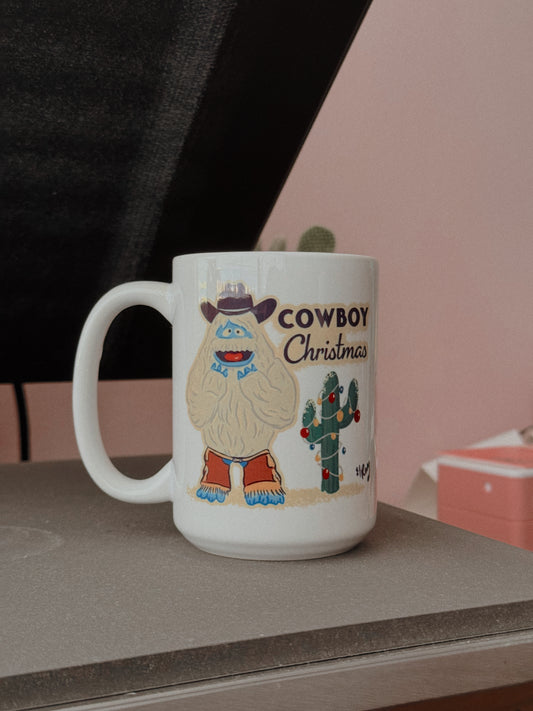 COWBOY XMAS MUG