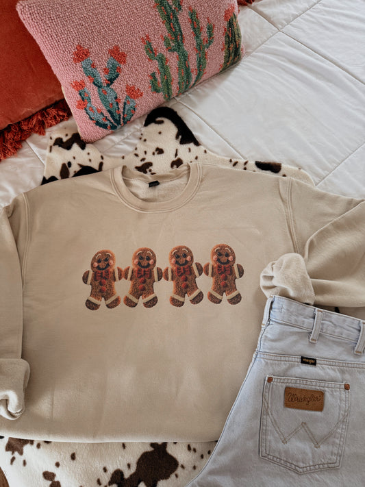 FAUX CROCHET GINGERBREAD