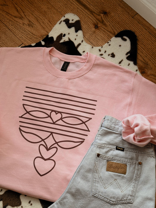 VALENTINE BOOT STITCH