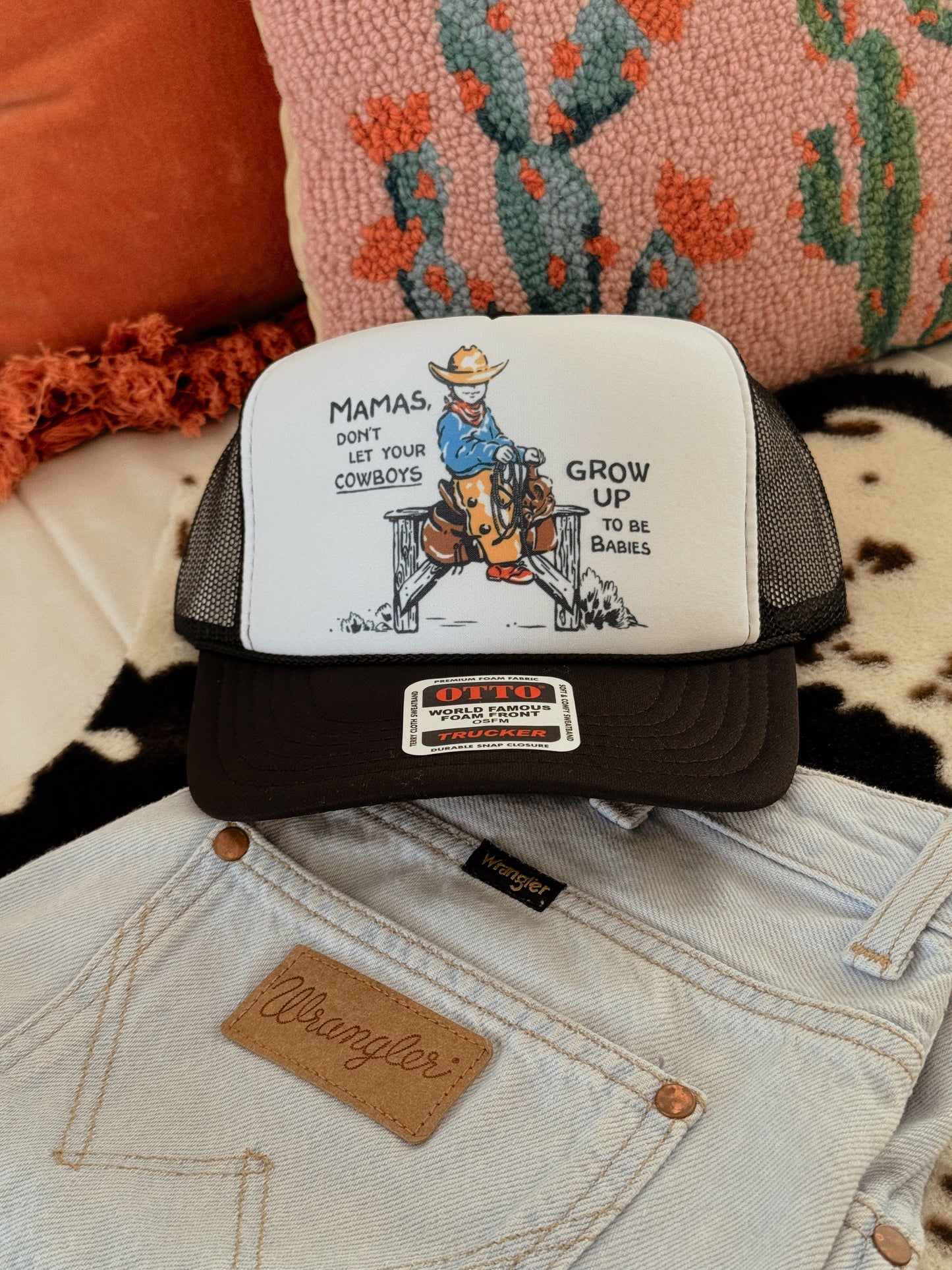 DON’T LET YOUR COWBOYS TRUCKER HAT