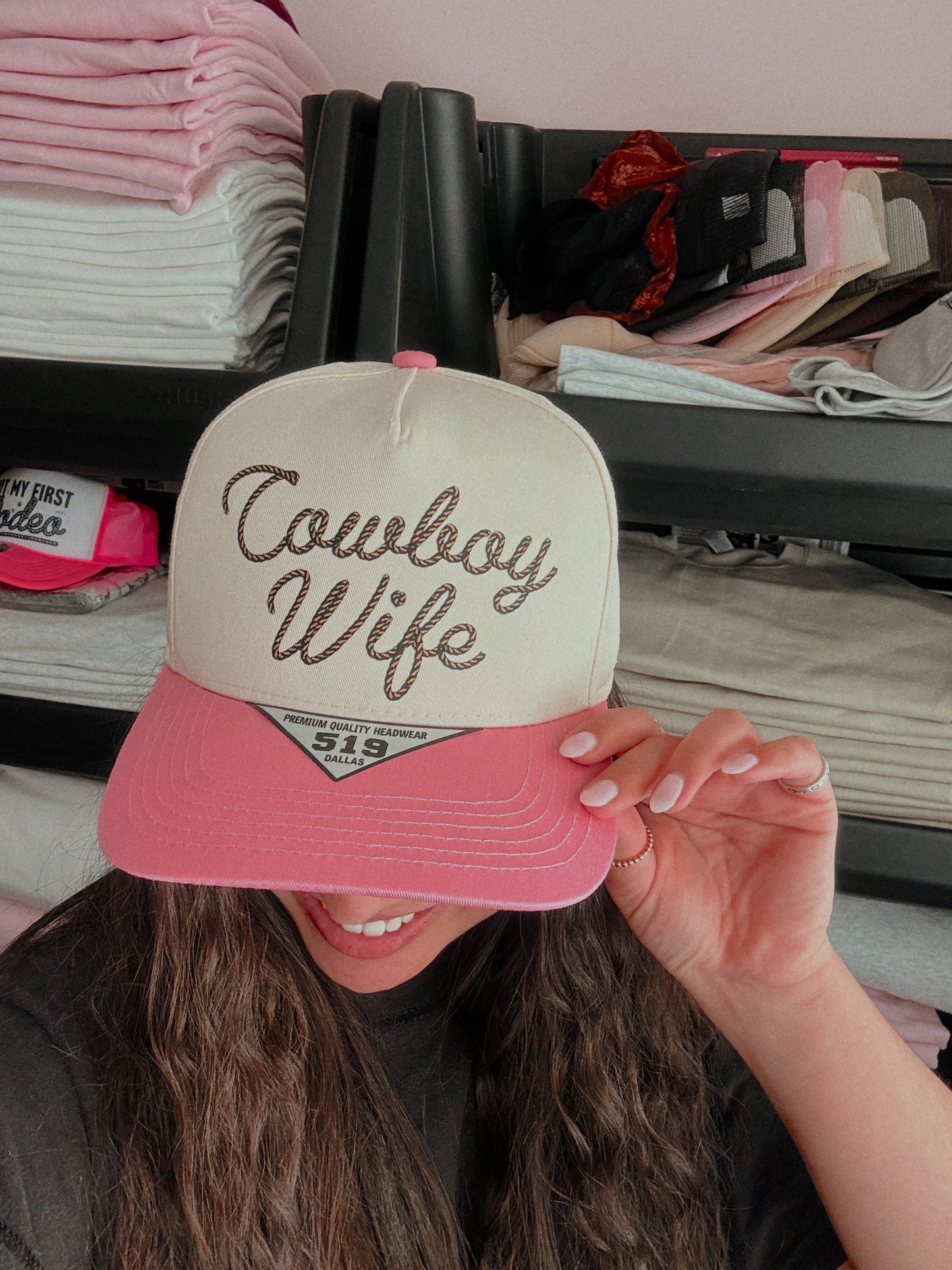 COWBOY WIFE PRO STYLE CAP