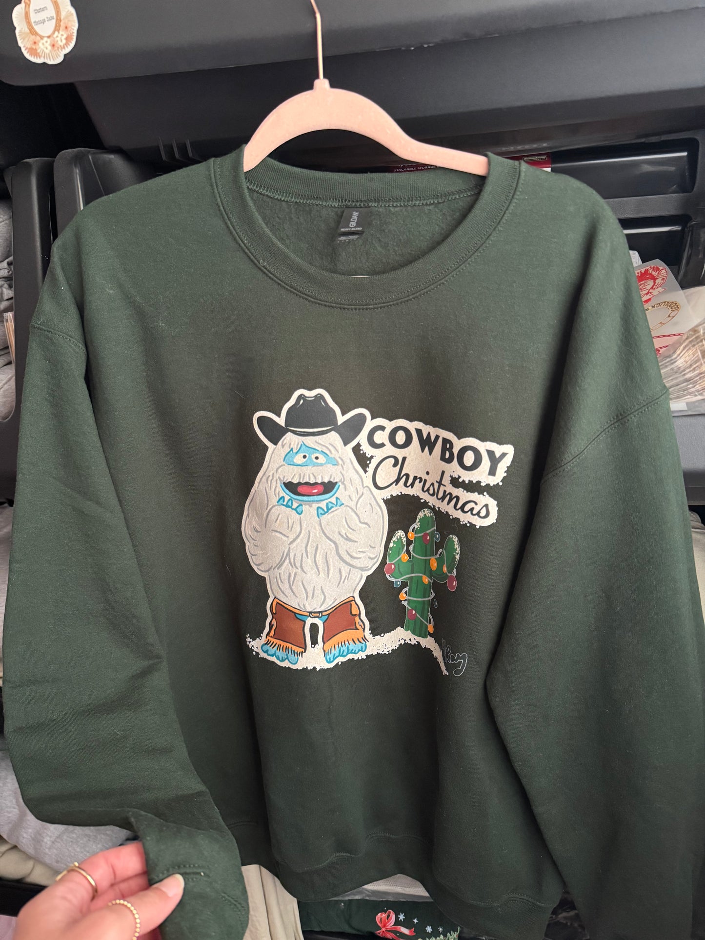 COWBOY XMAS__ SIZE LARGE