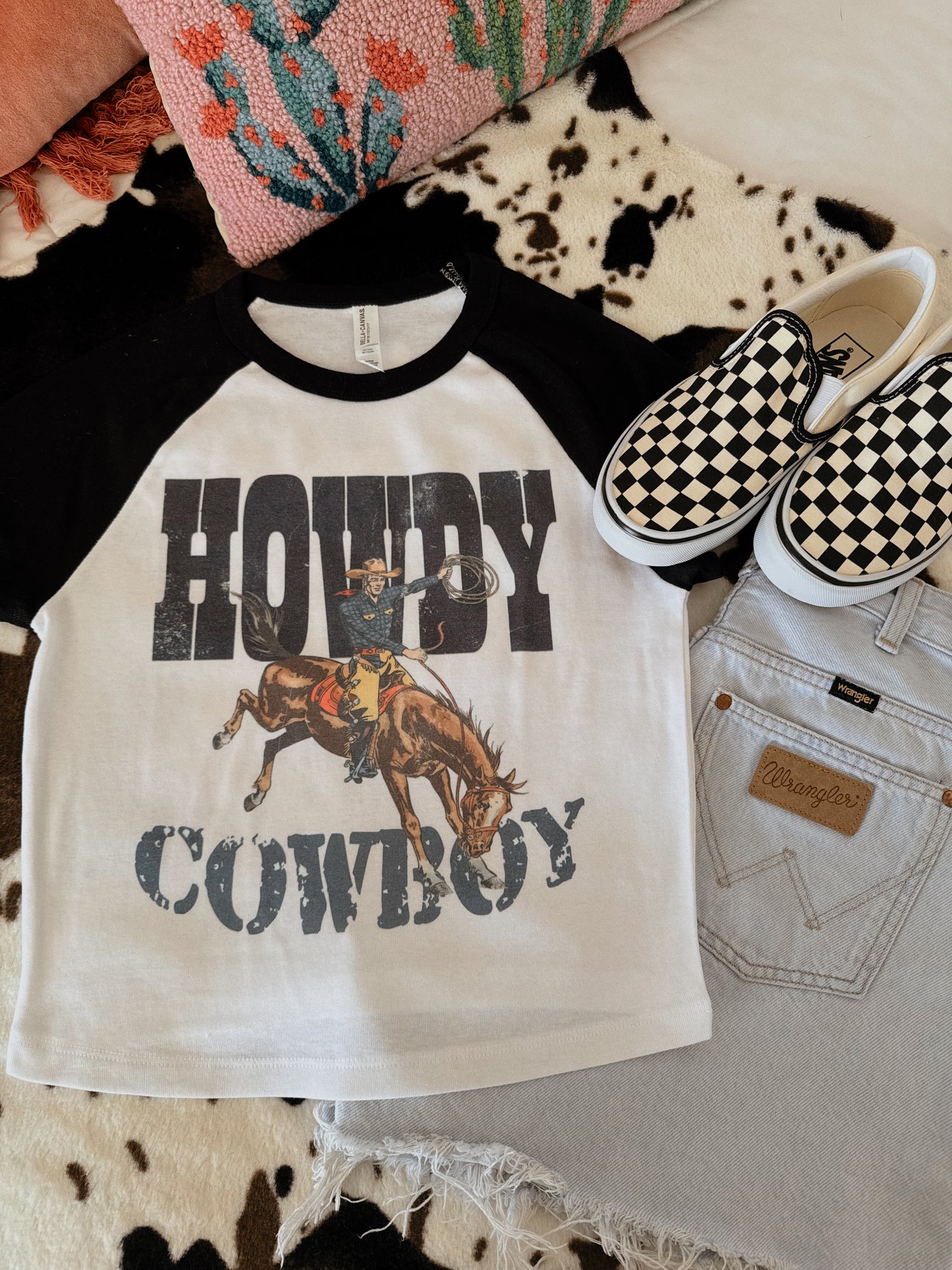 HOWDY COWBOY BABY TEE