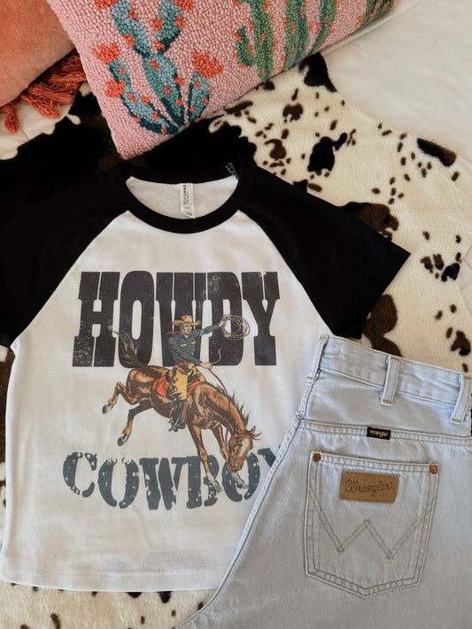 HOWDY COWBOY BABY TEE