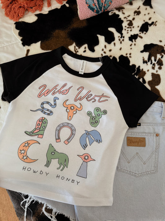 WILD WEST HONEY BABY TEE