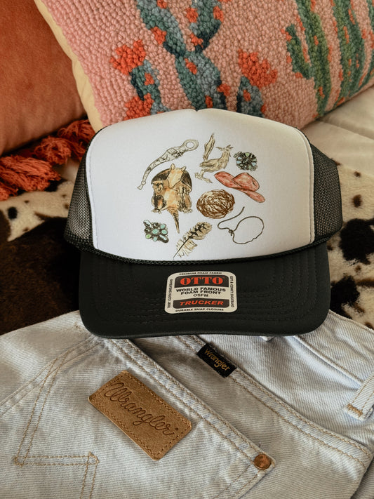 ARMADILLOxxRR TRUCKER HAT