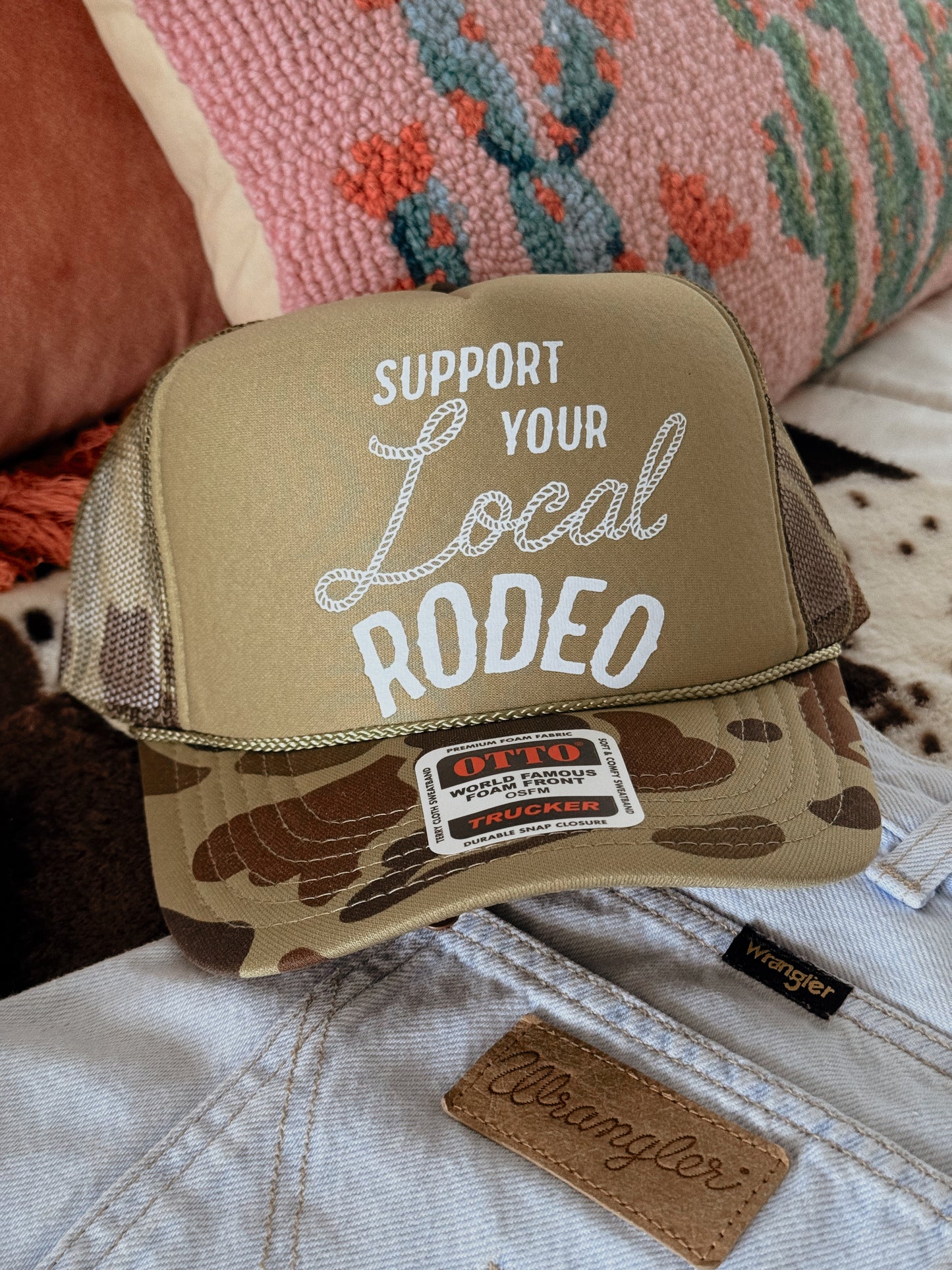 SUPPORT LOCAL RODEOS TRUCKER