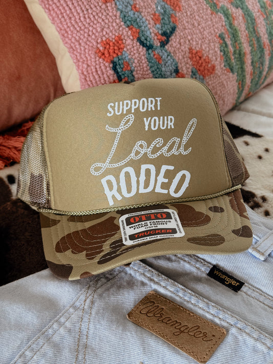 SUPPORT LOCAL RODEOS TRUCKER