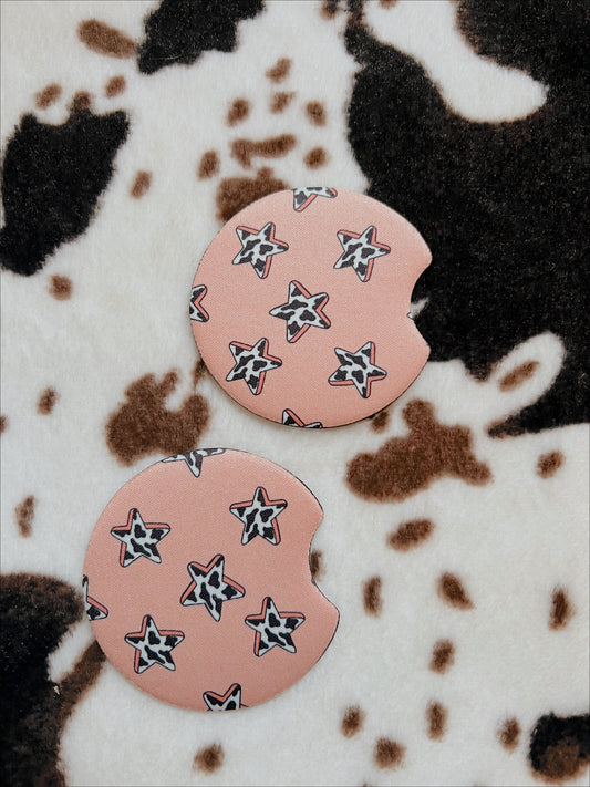 COW STAR COASTERS
